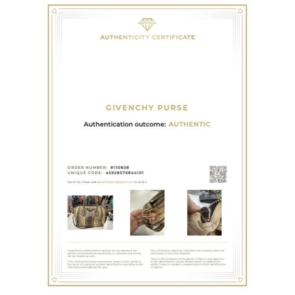 Authentic Retired Givenchy Lizard Handle Antigona Handbag - Picture 11 of 11